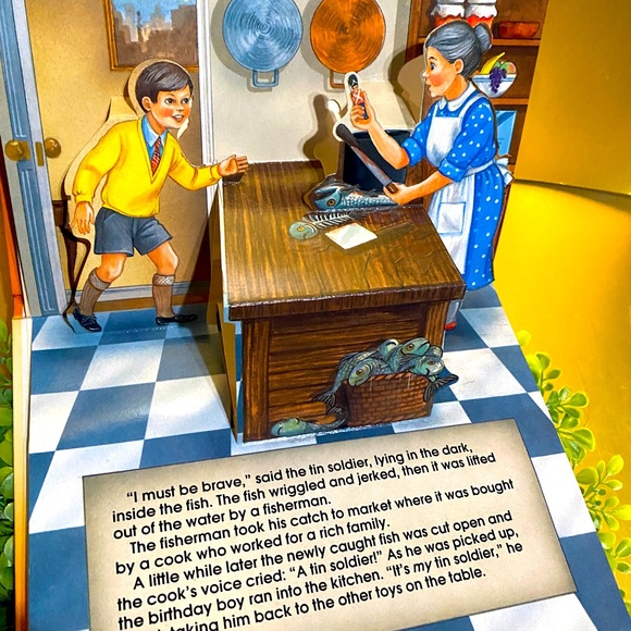 VINTAGE 90s THE LITTLE TIN SOLDIER POP UP STORYBOOK GRANDREAMS LIMITED LONDON - Picture 12 of 14